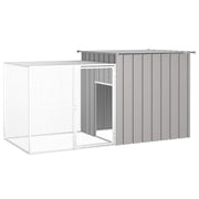 Kavez za zečeve sivi 200 x 91 x 100 cm od pocinčanog čelika