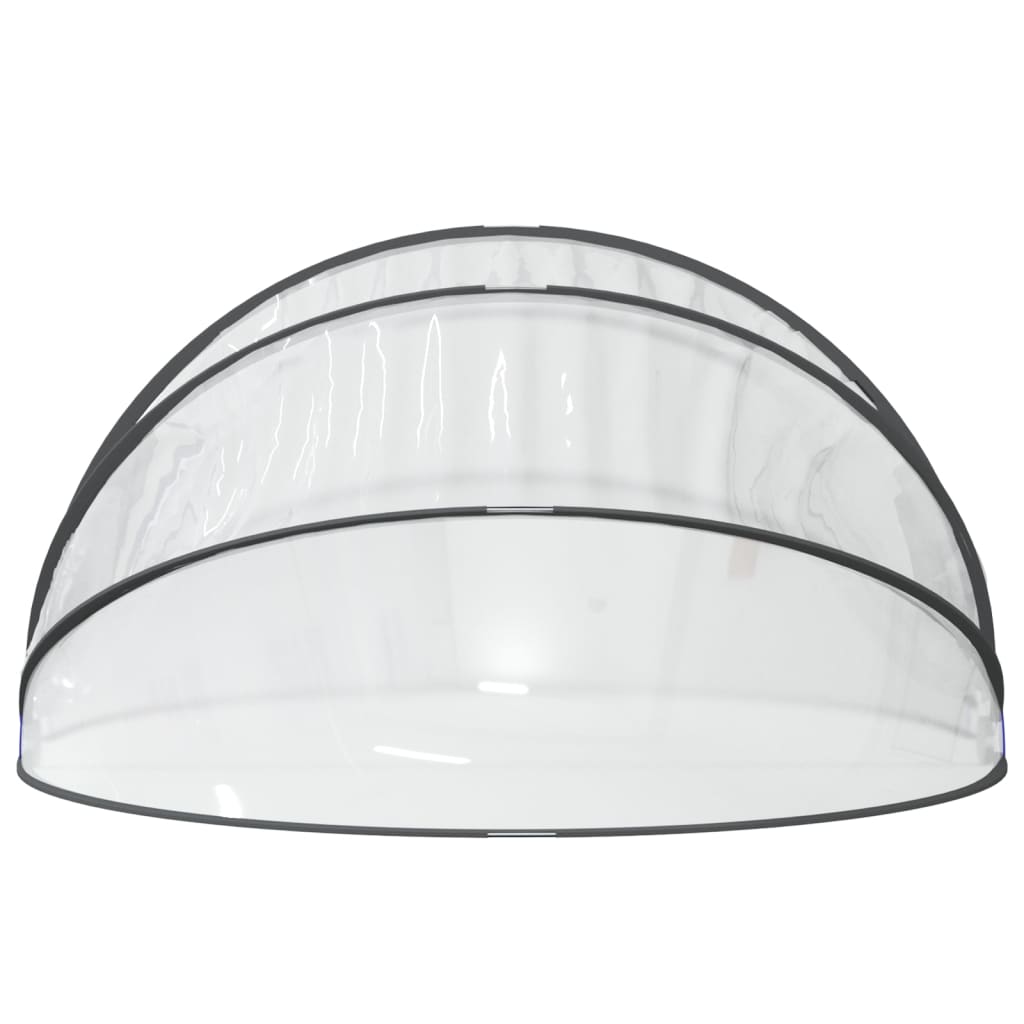 Okrugla bazenska kupola 376 x 188 cm PVC