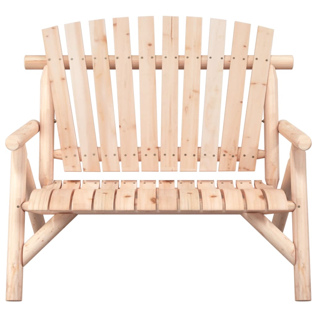 Vrtna klupa s 2 sjedala 119 x 85 x 98 cm masivno drvo smreke