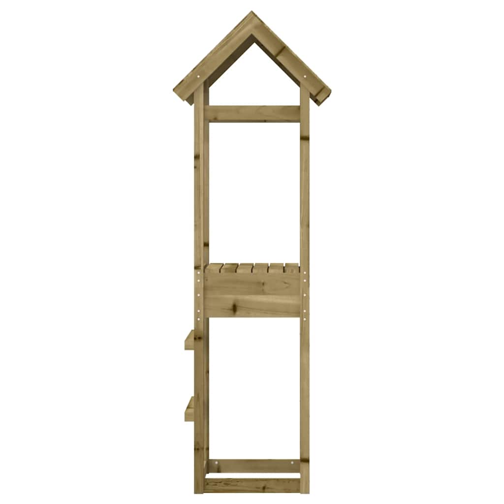 Toranj za igru 53 x 46,5 x 194 cm od impregnirane borovine