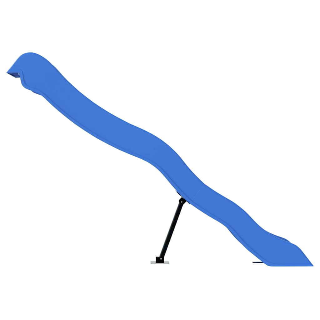 Tobogan za igru plavi 174 x 38 cm od polipropilena