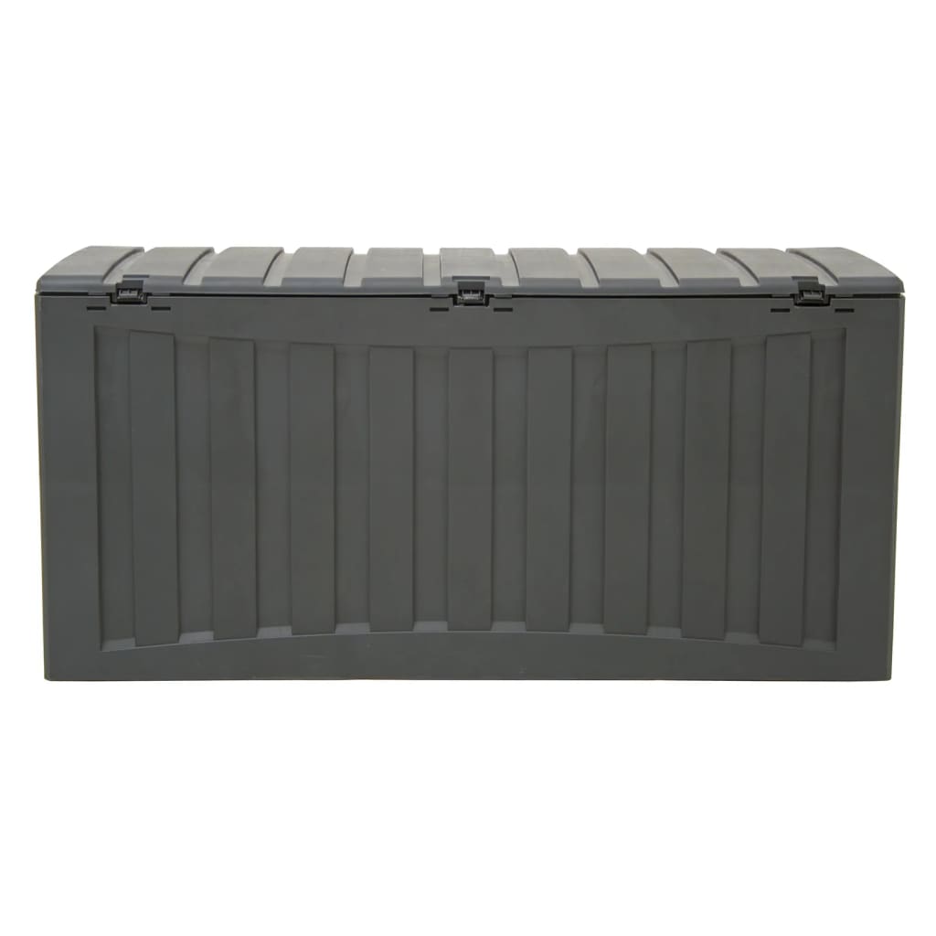 Kutija za pohranu crna 118 x 53 x 57 cm od polipropilena