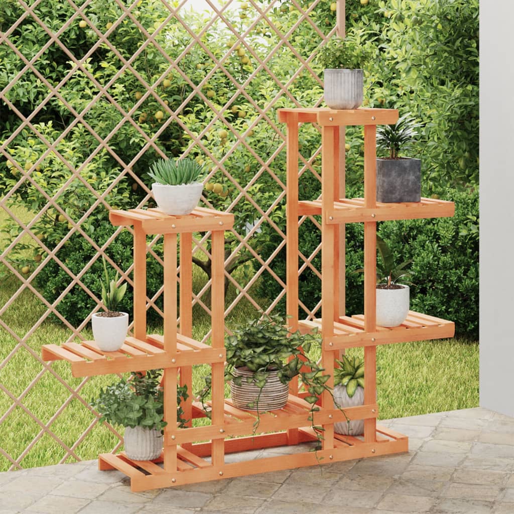 Stalak za cvijeće 95 x 25 x 96 cm od masivne jelovine