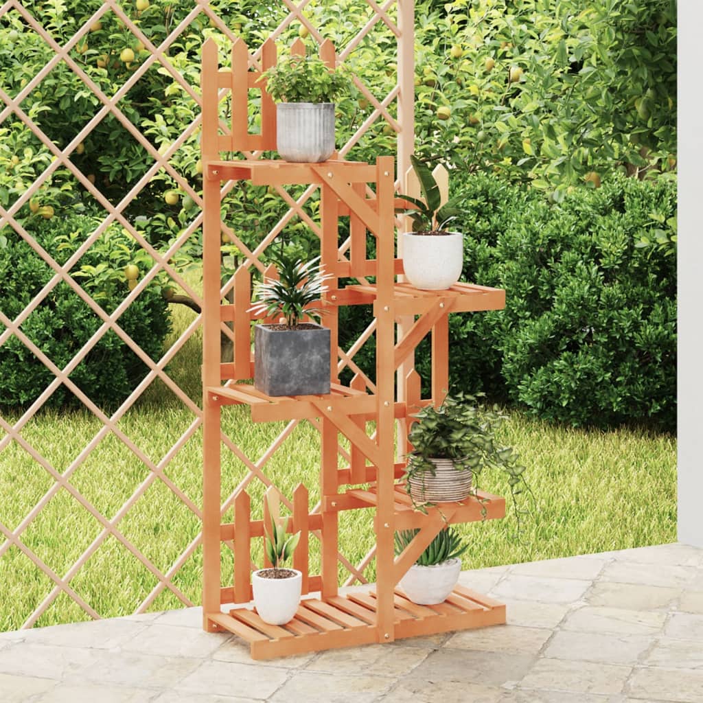 Stalak za cvijeće 60 x 25 x 130 cm od masivne jelovine
