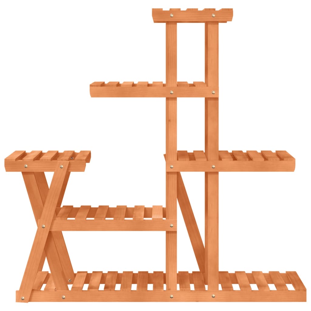 Stalak za cvijeće 95 x 25 x 96 cm od masivne jelovine
