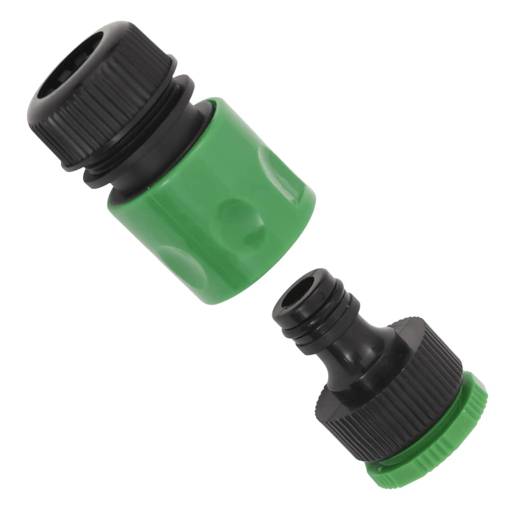 Vrtno crijevo sa setom priključaka zeleno 0,75 " 30 m PVC