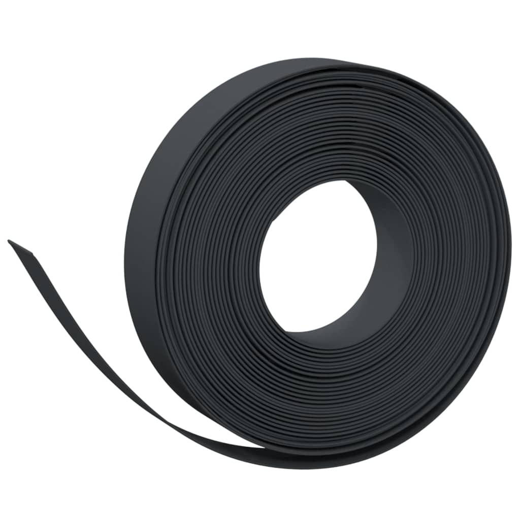 Vrtne ivice 4 kom crne 10 m 10 cm od polietilena