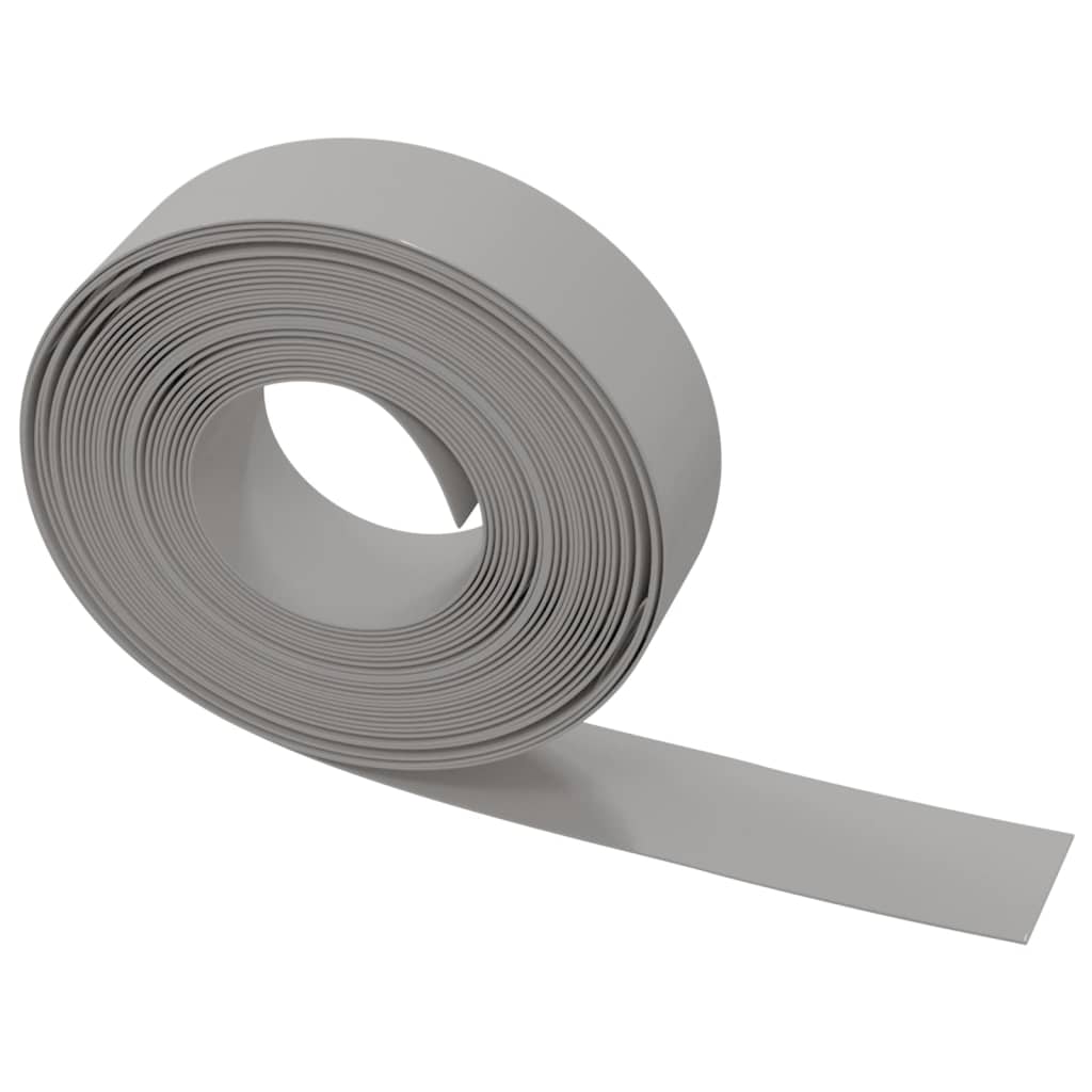 Vrtne ivice 3 kom sive 10 m 15 cm od polietilena