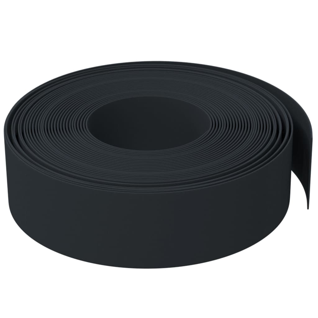 Vrtne ivice 2 kom crne 10 m 15 cm od polietilena