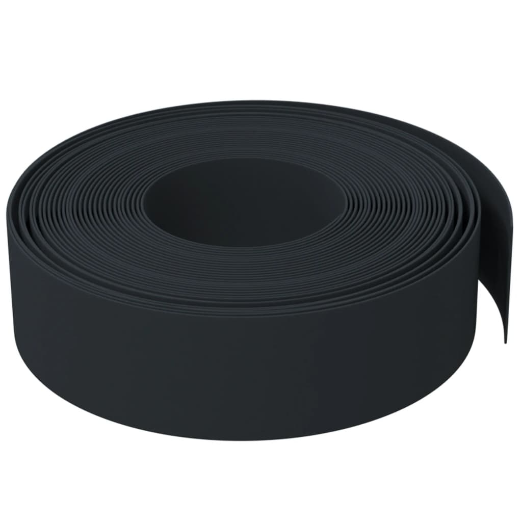 Vrtne ivice 3 kom crne 10 m 15 cm od polietilena