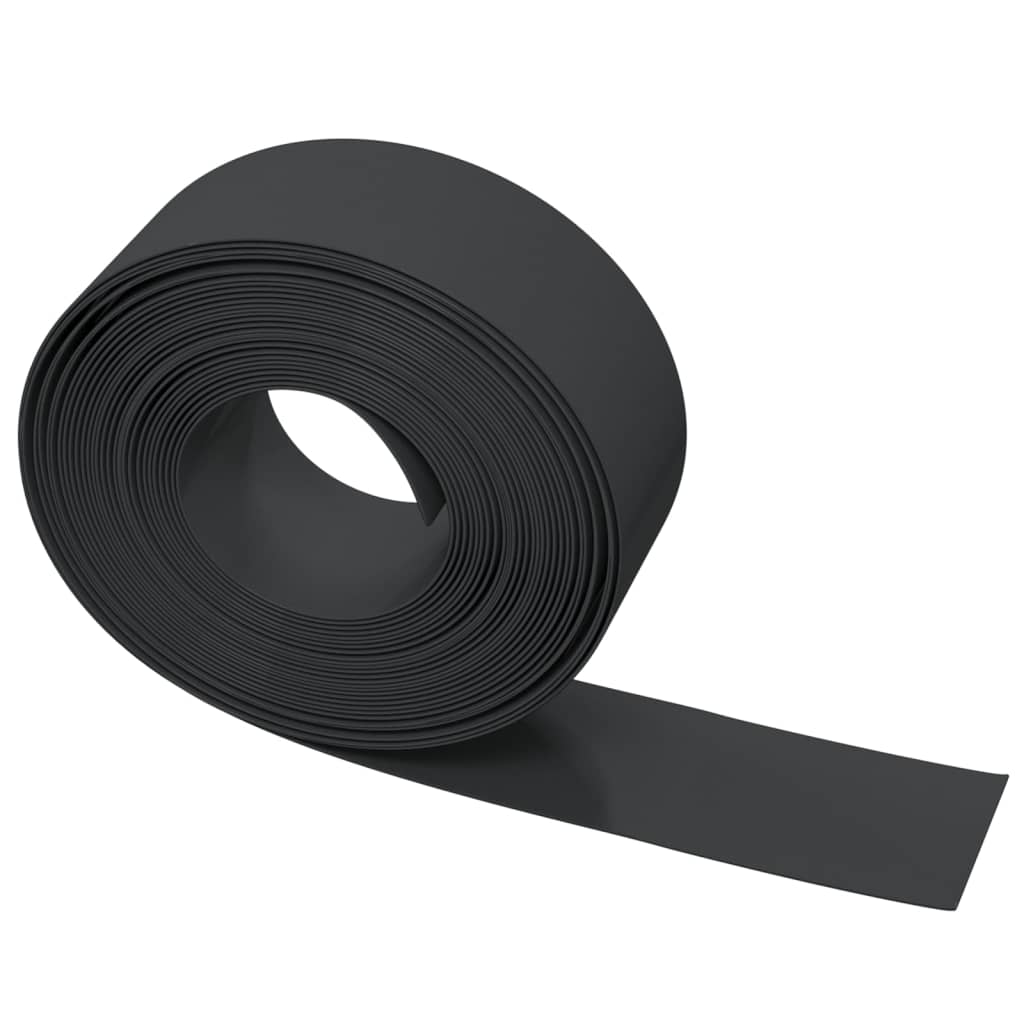 Vrtne ivice 3 kom crne 10 m 20 cm od polietilena