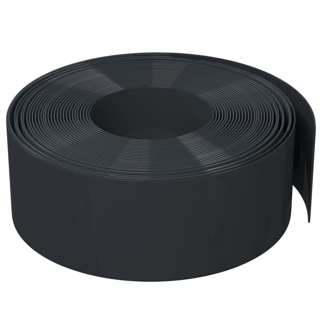 Vrtne ivice 4 kom crne 10 m 20 cm od polietilena