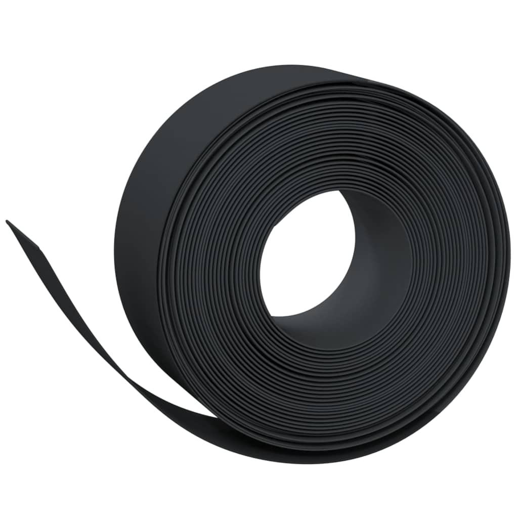Vrtne ivice 5 kom crne 10 m 20 cm od polietilena