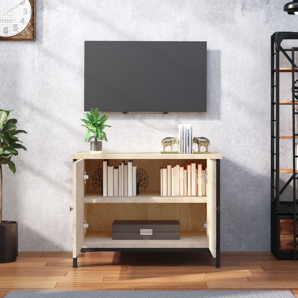 TV ormarić s vratima Sonoma hrast 60x35x45 cm Konstruirano drvo