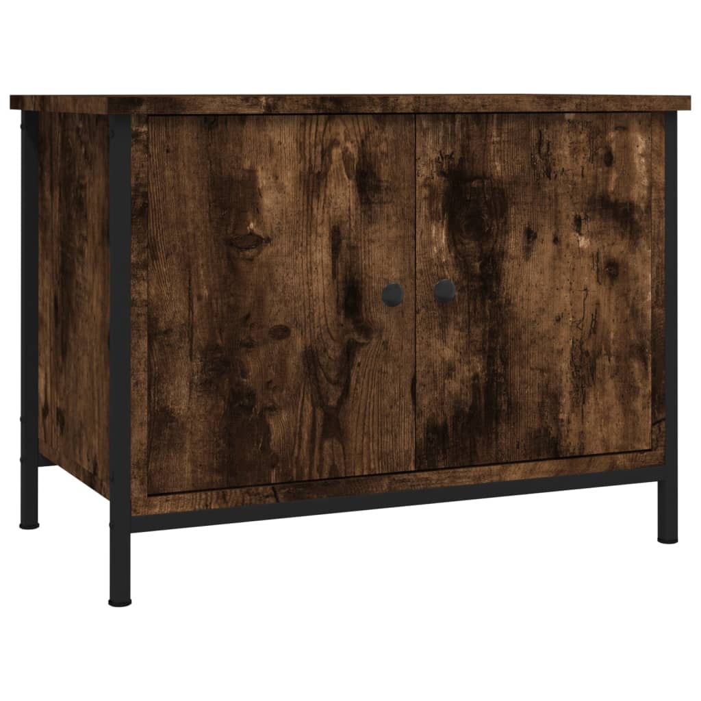 TV ormarić s vratima boja hrasta 60x35x45 cm konstruirano drvo
