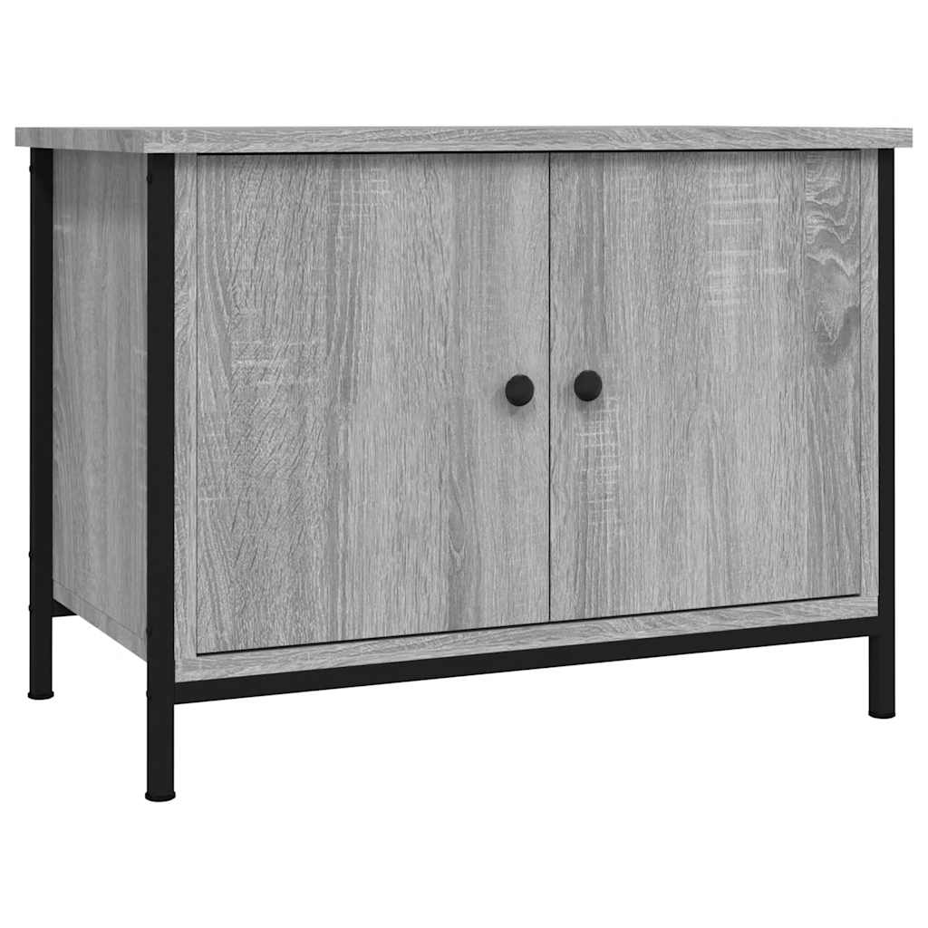 TV ormarić s vratima boja hrasta 60x35x45 cm konstruirano drvo
