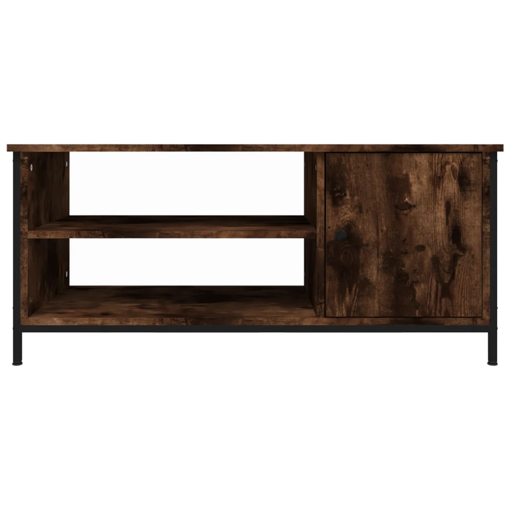 TV ormarić boja dimljenog hrasta 100x40x45 cm konstruirano drvo