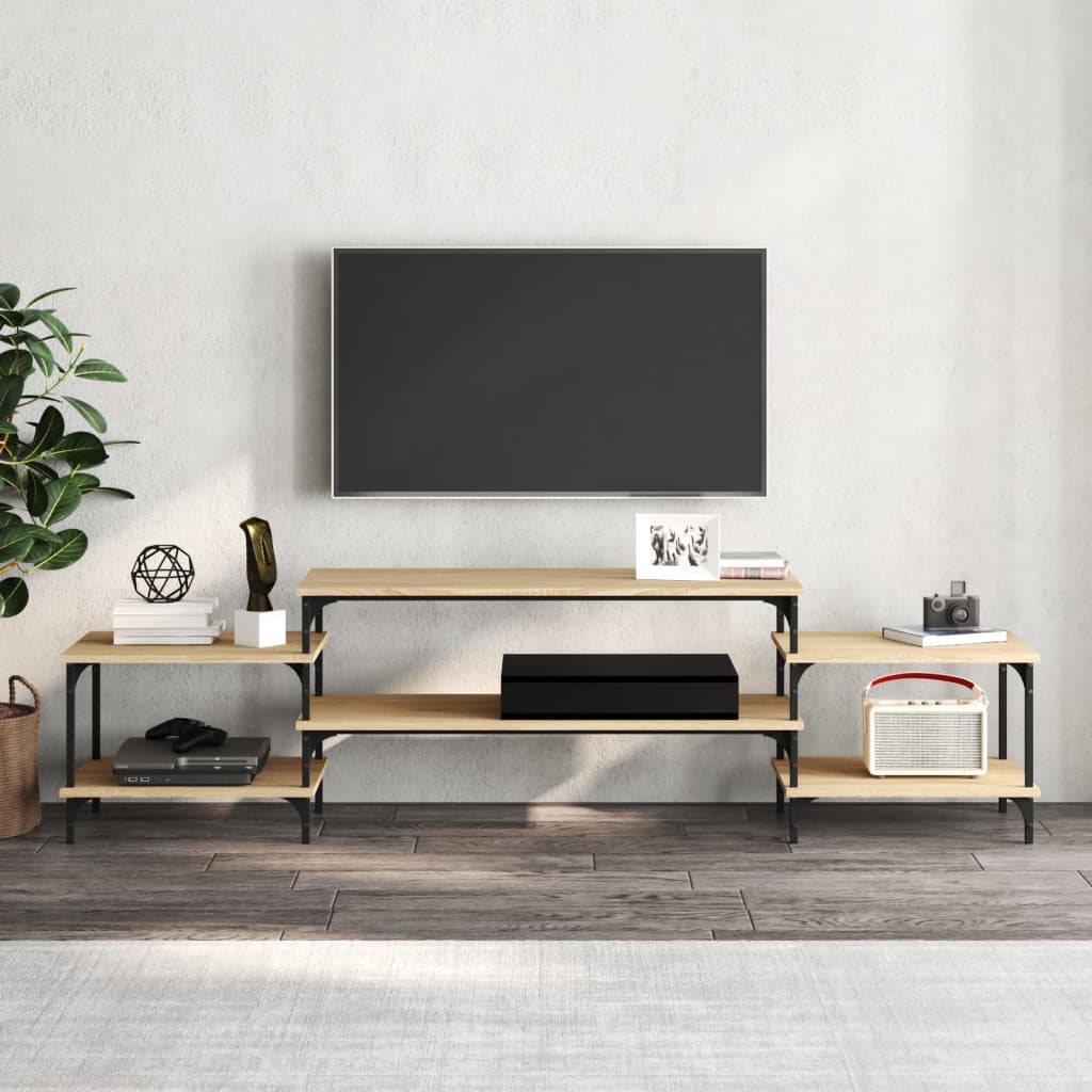 TV ormarić boja hrasta sonome 197x35x52 cm konstruirano drvo