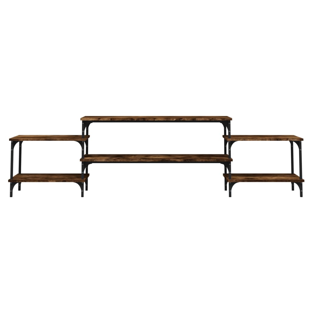 TV ormarić boja dimljenog hrasta 197x35x52 cm konstruirano drvo
