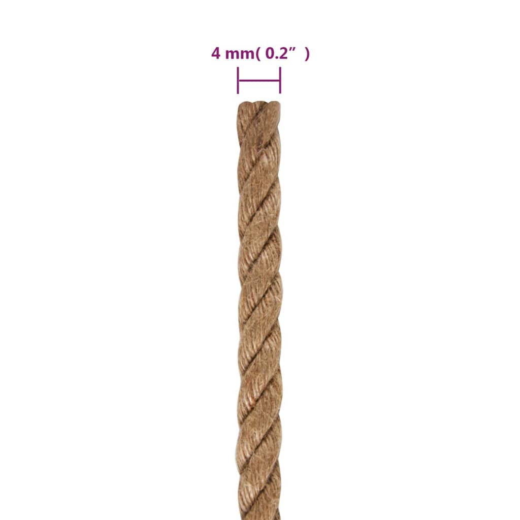 Uže od jute dužina 500 m debljina 4 mm