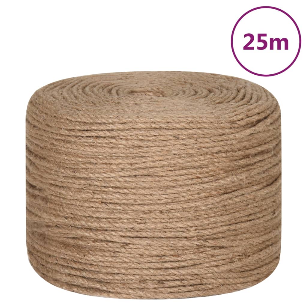 Uže od jute dužina 25 m debljina 8 mm