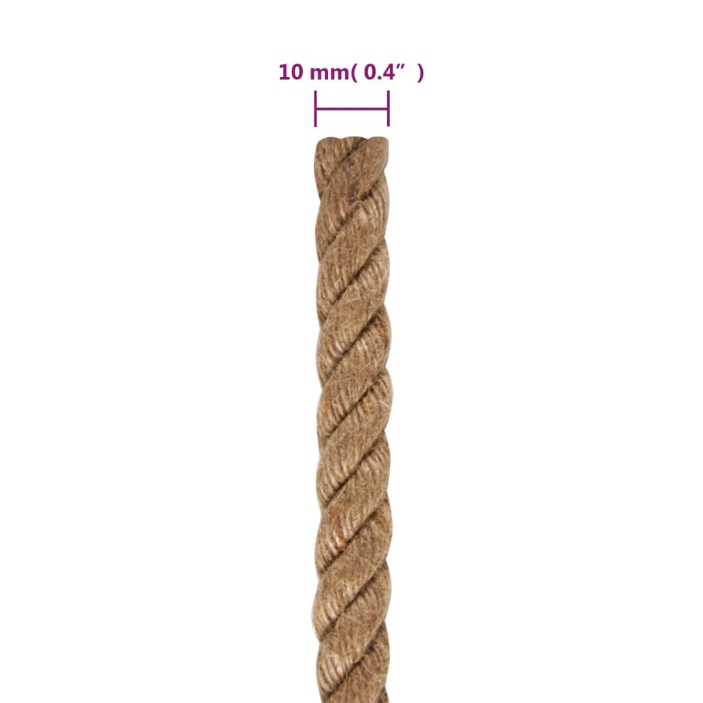 Uže od jute dužina 25 m debljina 10 mm
