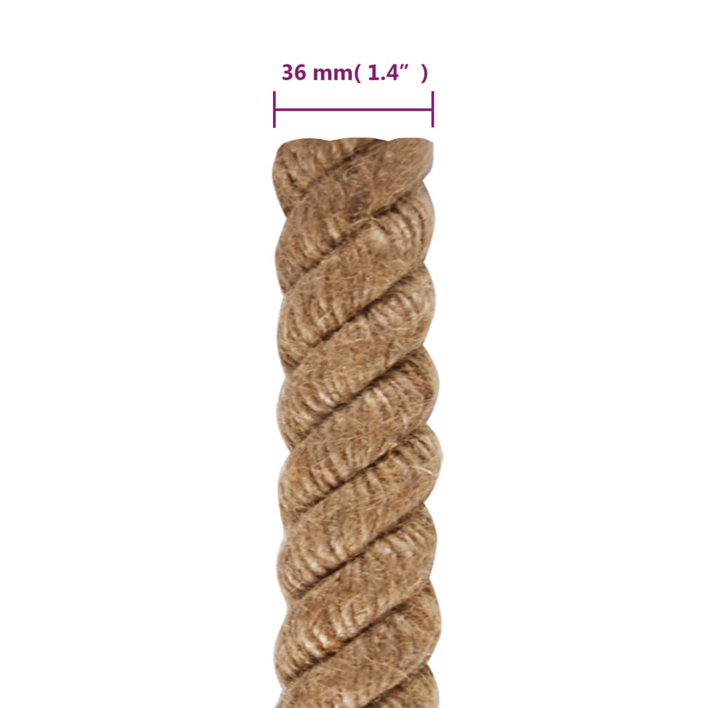 Uže od jute dužina 5 m debljina 36 mm