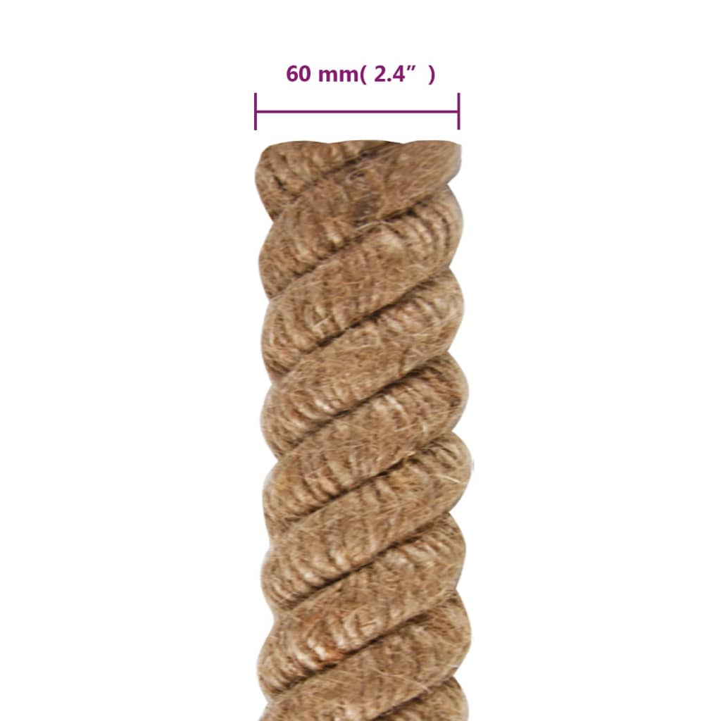 Uže od jute dužina 5 m debljina 60 mm