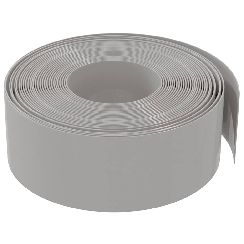 Vrtna ivica siva 10 m 20 cm od polietilena