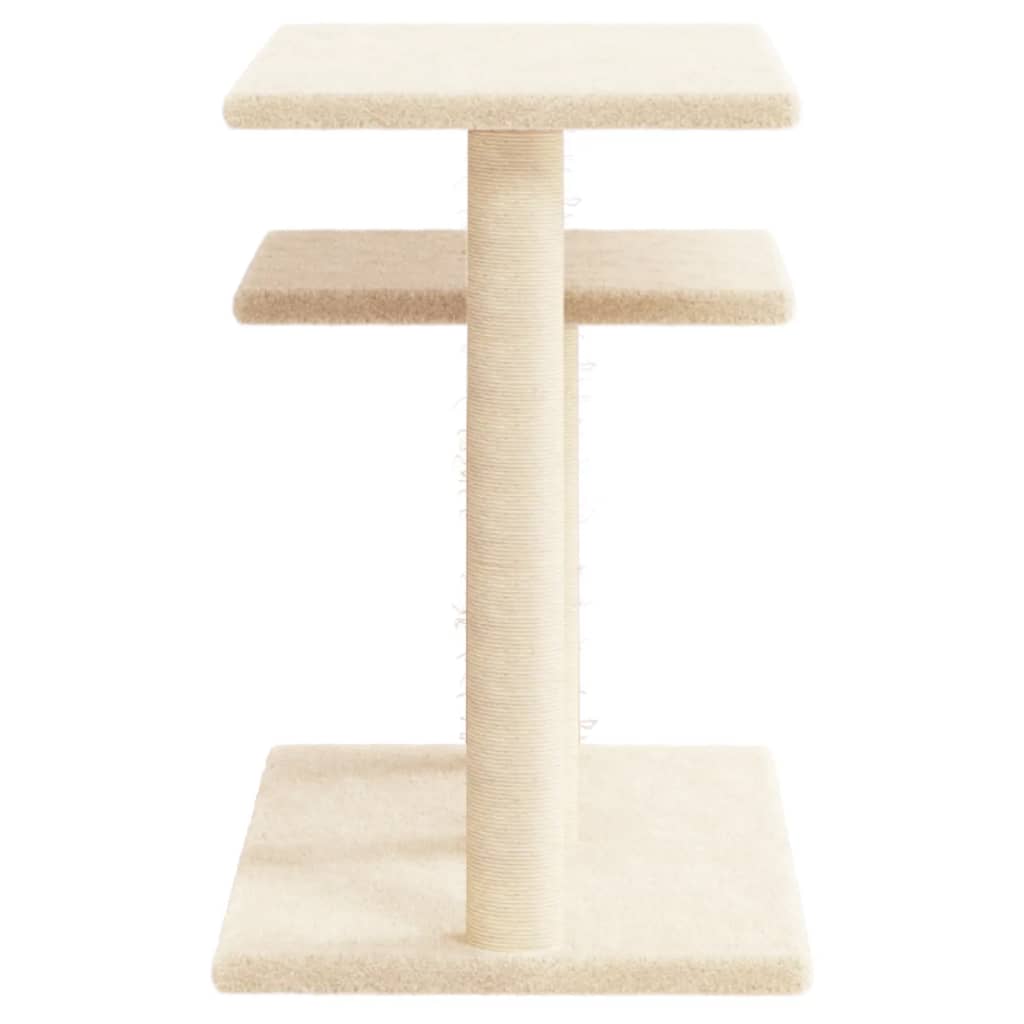 Grebalica za mačke s platformama krem 62,5 cm