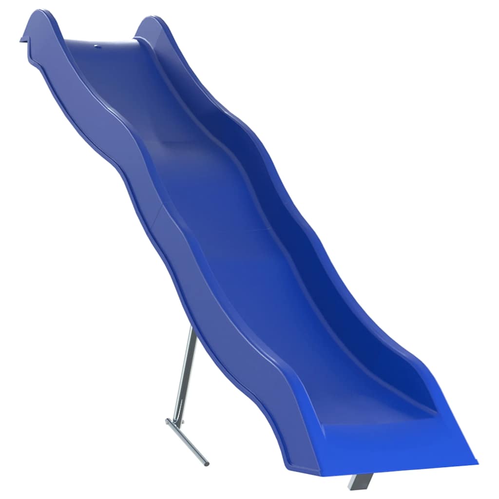 Tobogan za igru plavi 210 x 40 cm od polipropilena