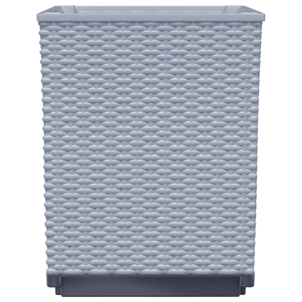 Sadilice 2 kom svjetlosive 30 x 30 x 37 cm od polipropilena