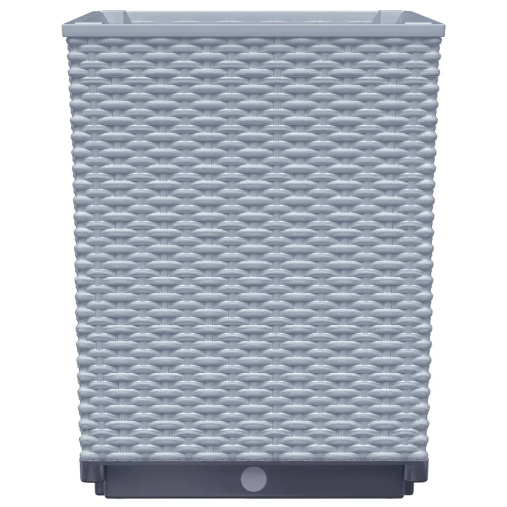 Sadilice 2 kom svjetlosive 30 x 30 x 37 cm od polipropilena