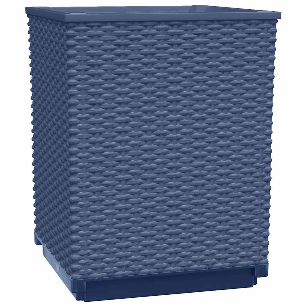 Sadilice 4 kom plava siva 30 x 30 x 37 cm od polipropilena