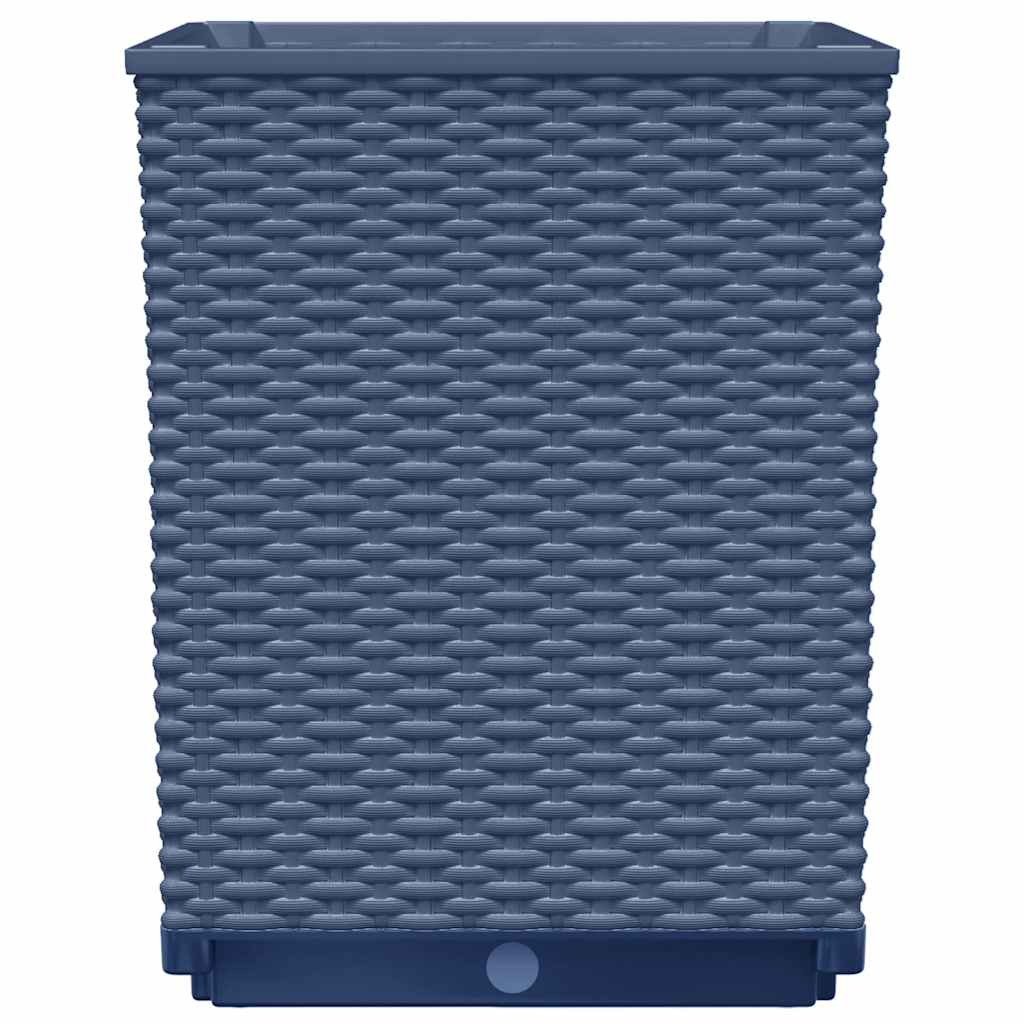 Sadilice 4 kom plava siva 30 x 30 x 37 cm od polipropilena