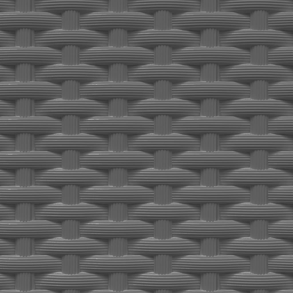 Sadilice 4 kom crne 30 x 30 x 37 cm od polipropilena