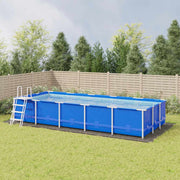 Platno za tlo ispod bazena svjetlosivo 999x500 cm poliestersko