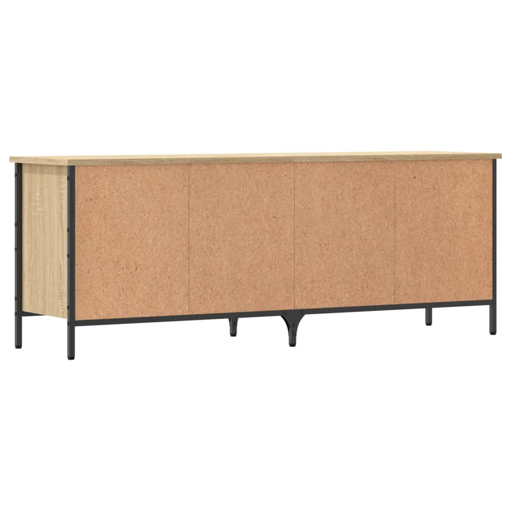 Ormarić za cipele boja hrasta 131x35x50 cm konstruirano drvo
