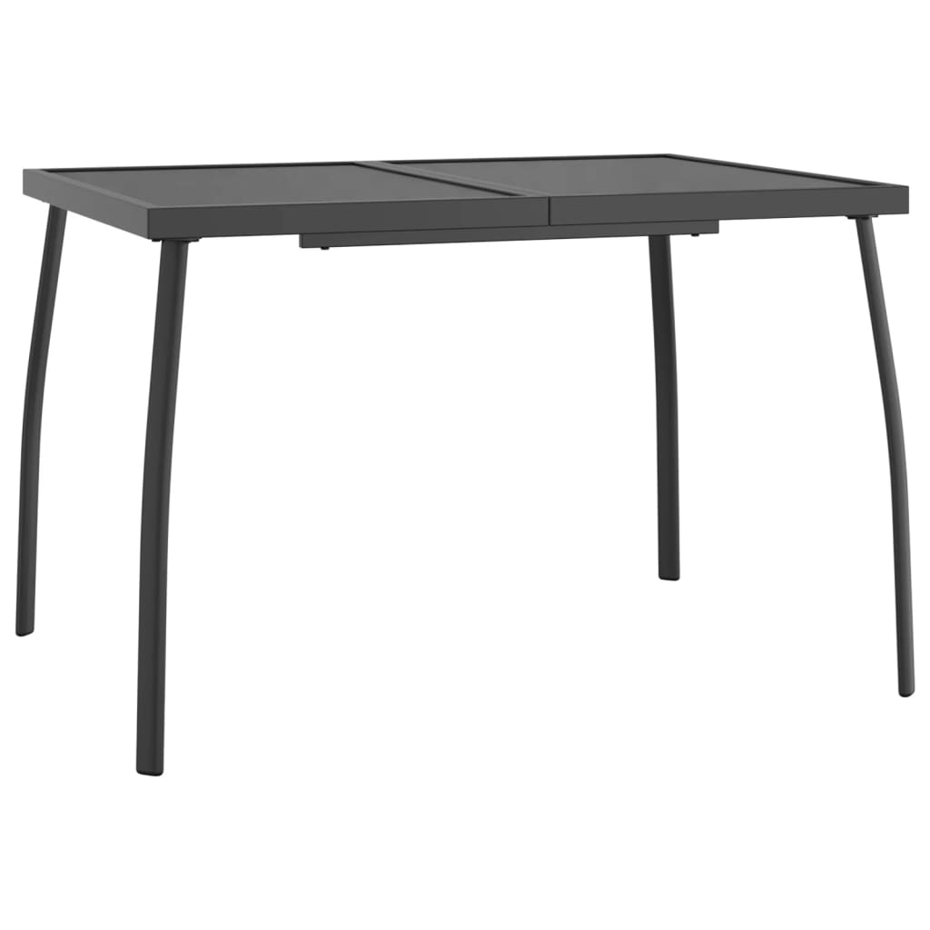 Vrtni stol antracit 110x80x72 cm od čelične mreže