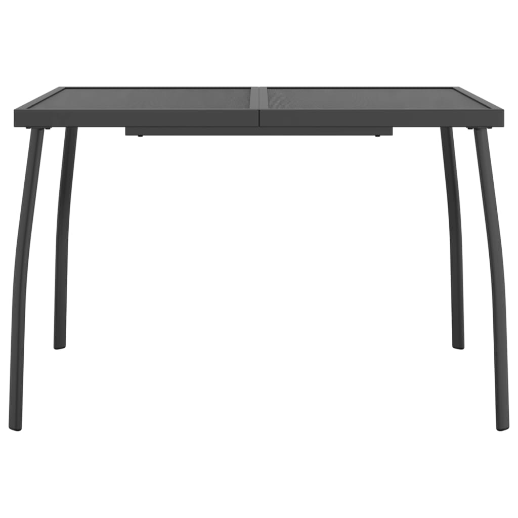 Vrtni stol antracit 110x80x72 cm od čelične mreže
