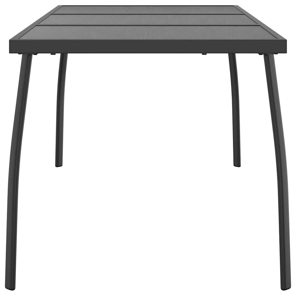 Vrtni stol antracit 165 x 80 x 72 cm od čelične mreže