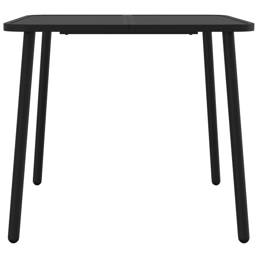Vrtni stol antracit 80 x 80 x 71 cm čelični