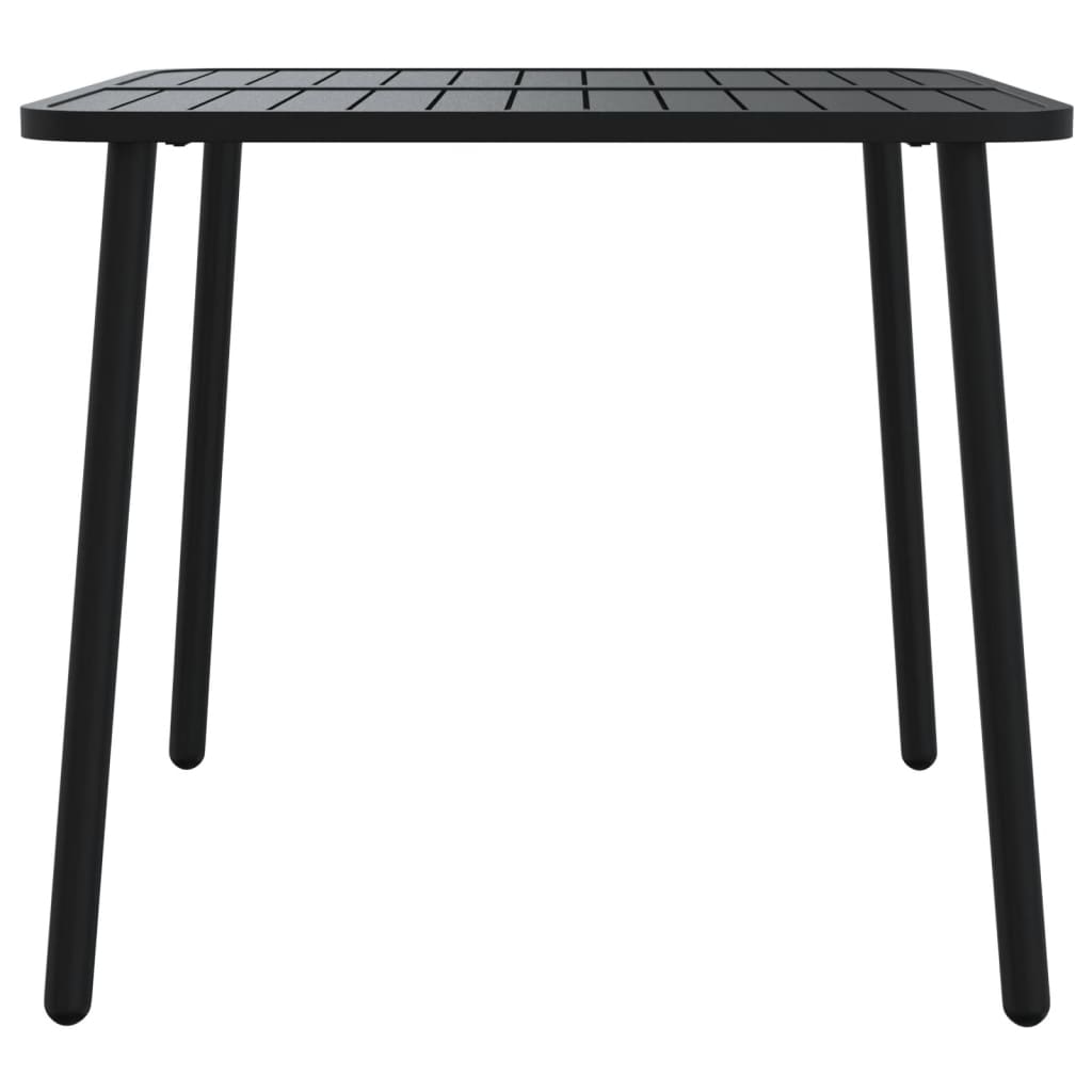 Vrtni stol antracit 80 x 80 x 71 cm čelični