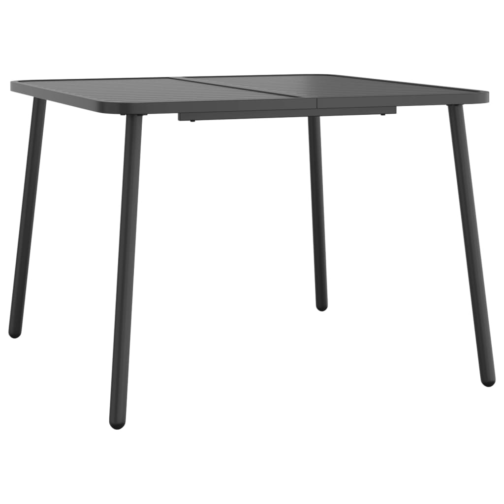 Vrtni stol antracit 100x100x71 cm čelični