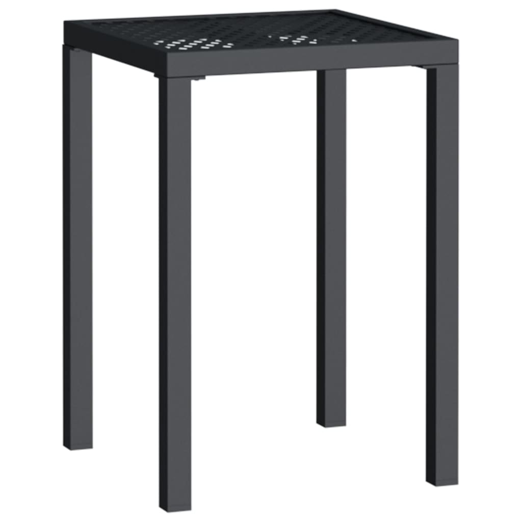 Vrtni stol antracit 50 x 50 x 72 cm čelični