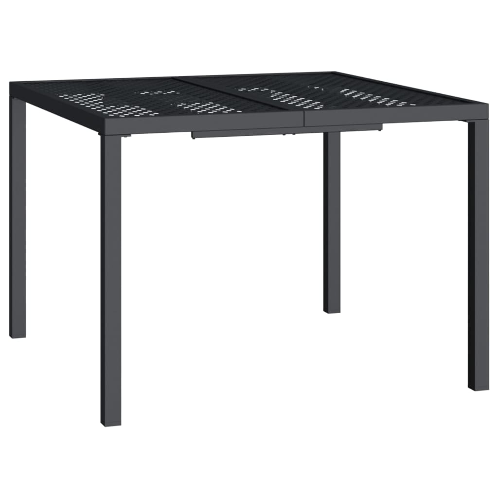 Vrtni stol antracit 100x100x72 cm čelični
