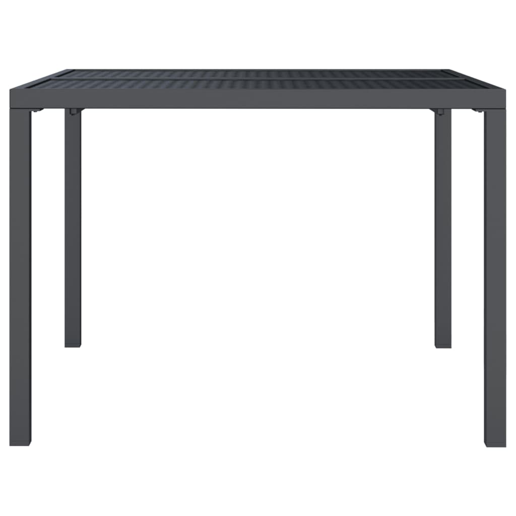 Vrtni stol antracit 100x100x72 cm čelični