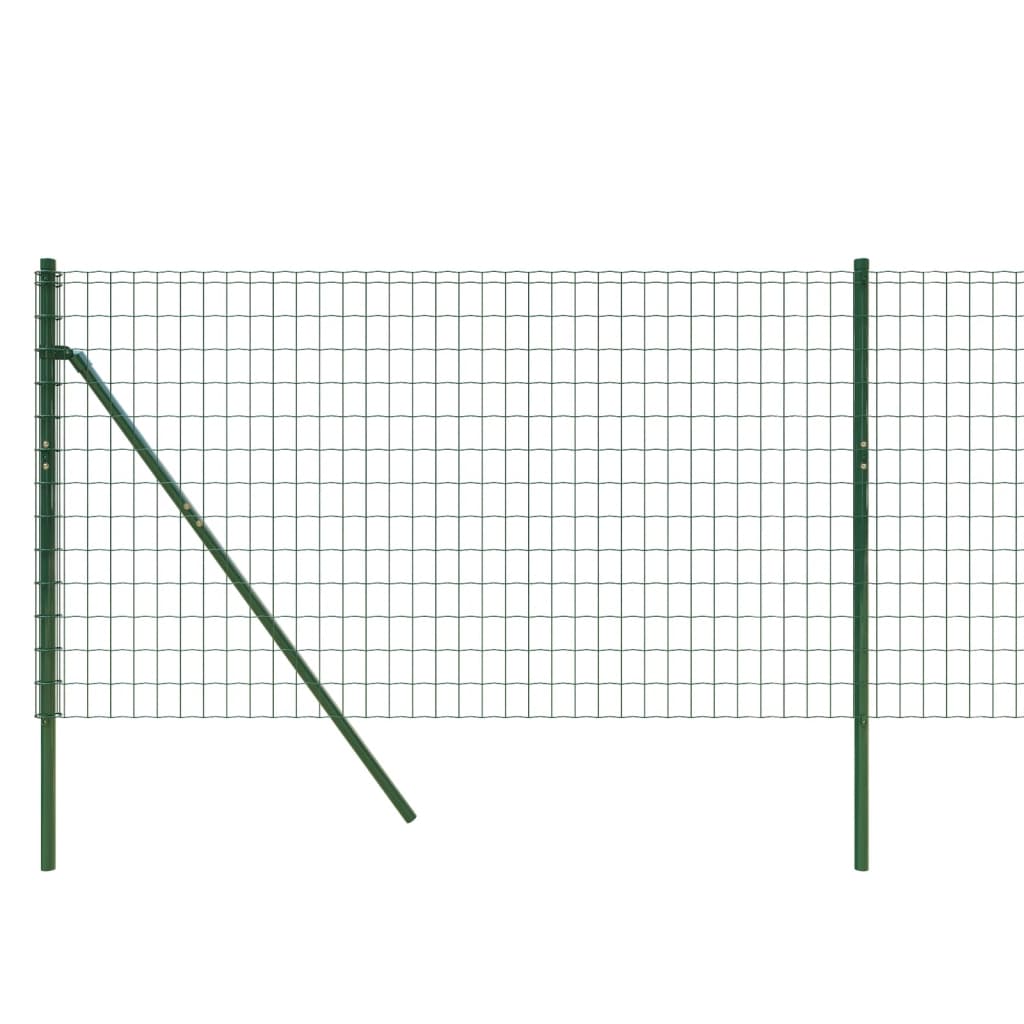 Ograda od žičane mreže zelena 0,8 x 25 m od pocinčanog čelika