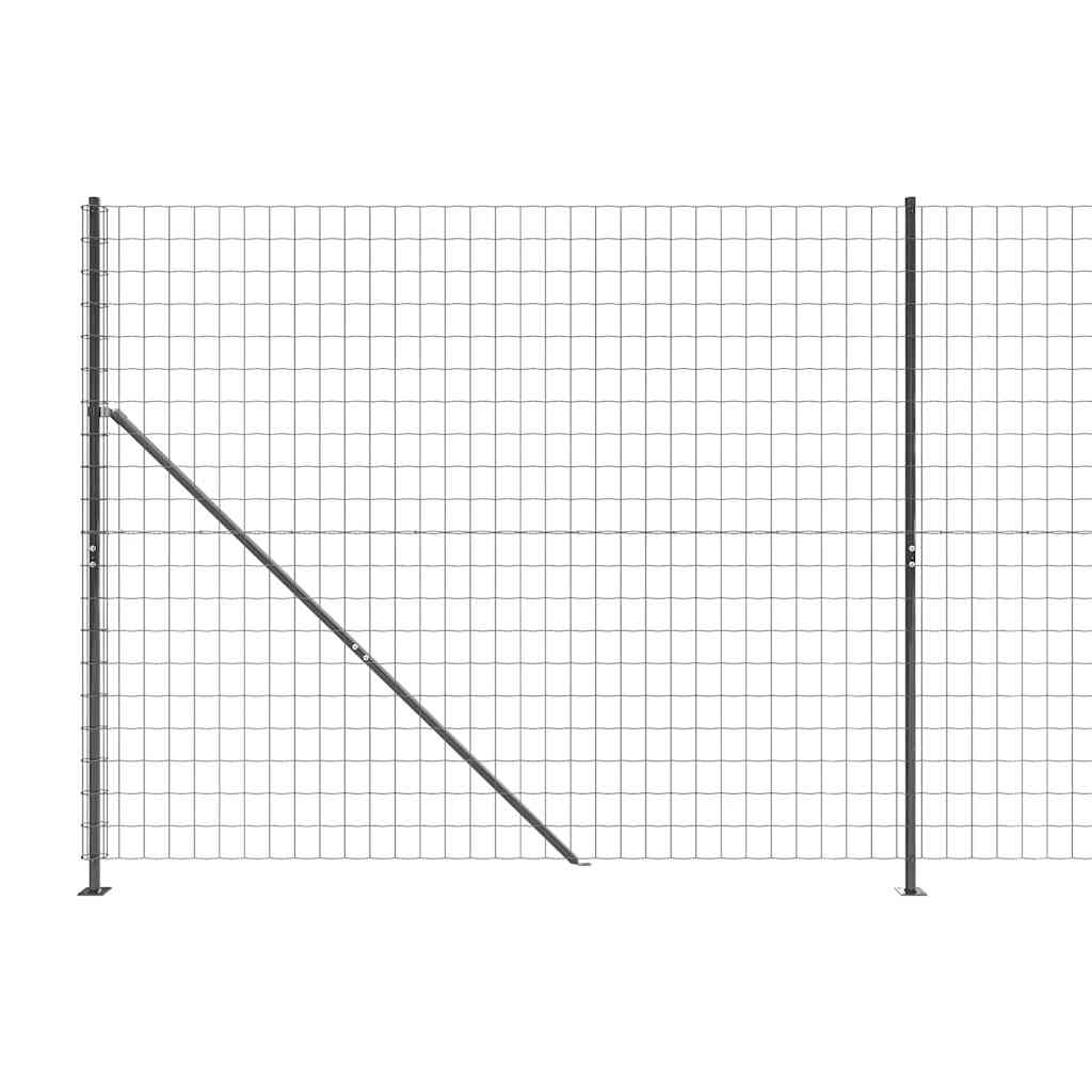 Ograda od žičane mreže s prirubnicom antracit 1,8 x 25 m