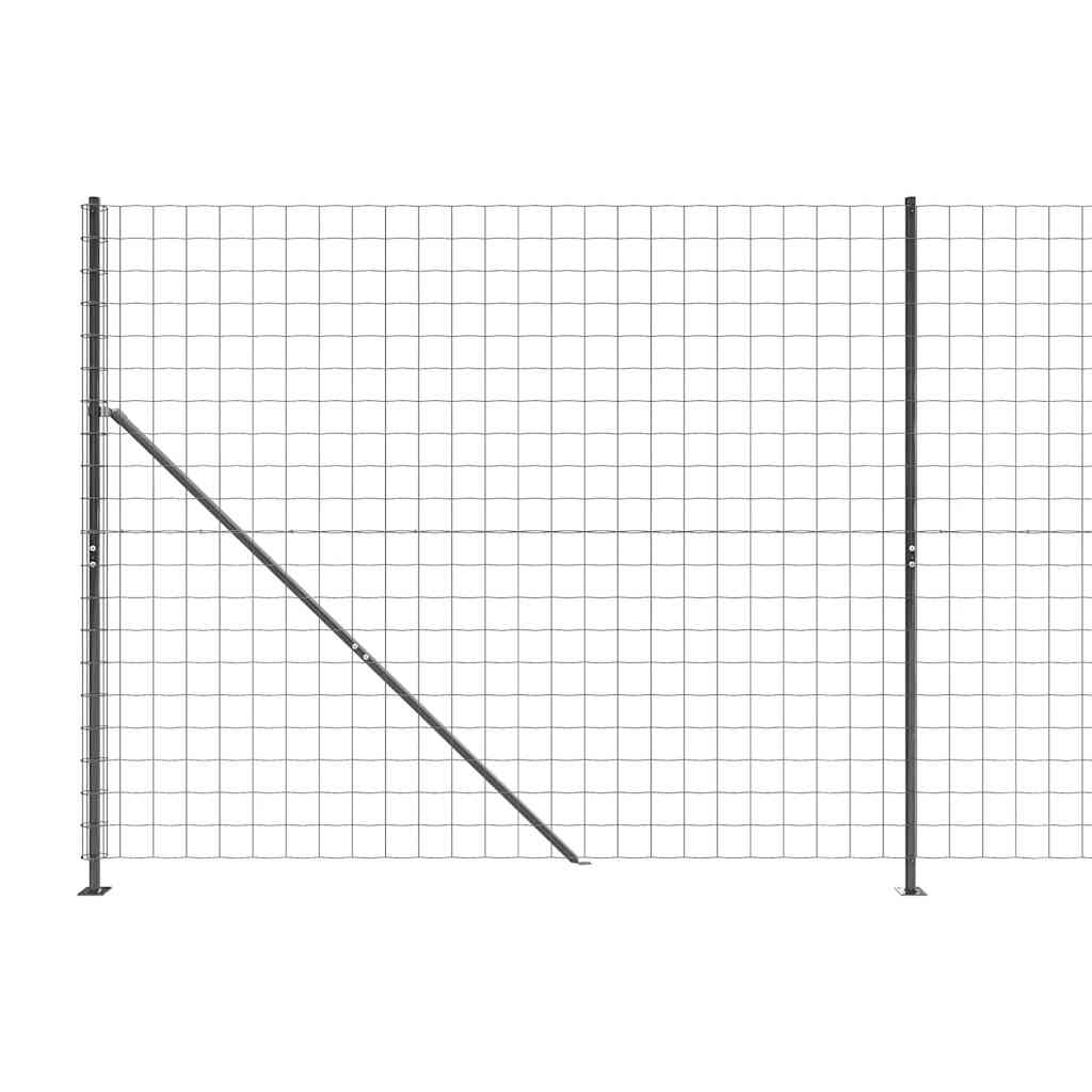 Ograda od žičane mreže s prirubnicom antracit 2,2 x 25 m
